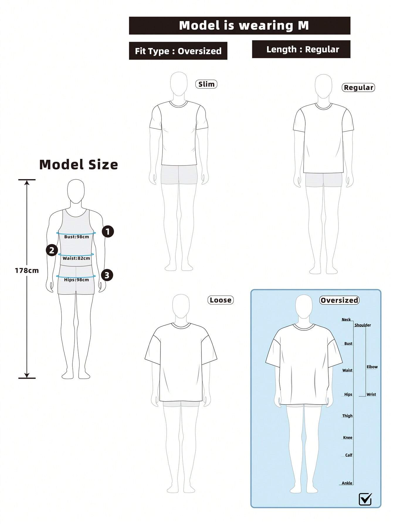 Manfinity EMRG Loose Men Cartoon & Letter Graphic T-Shirt