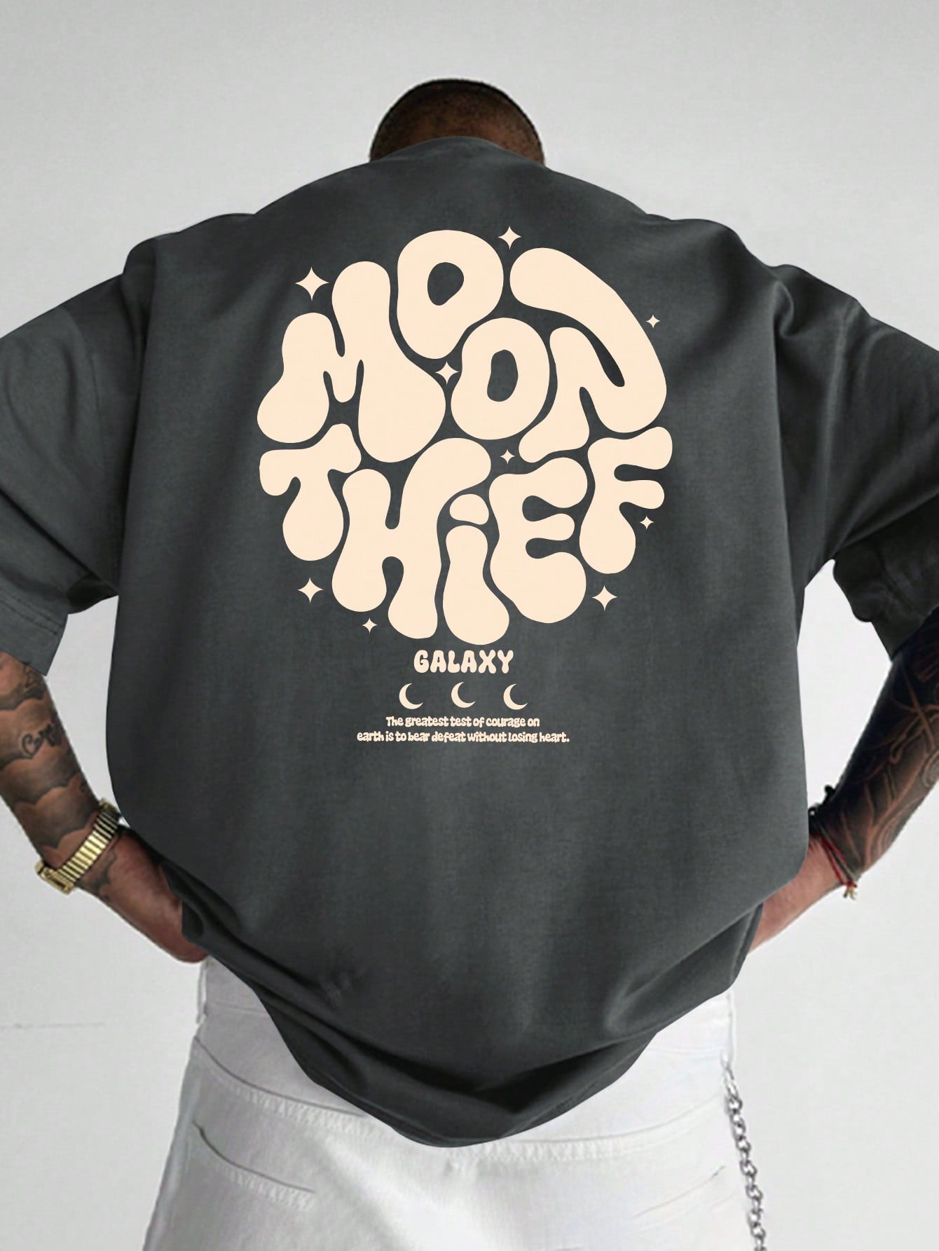 Men round Neck Casual Commute T-Shirt