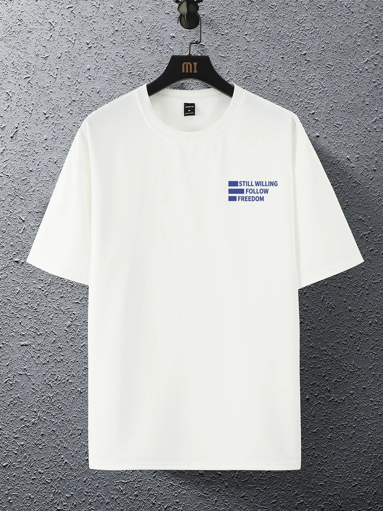 Manfinity Hypemode Men Letter Graphic Drop Shoulder Oversized Tee