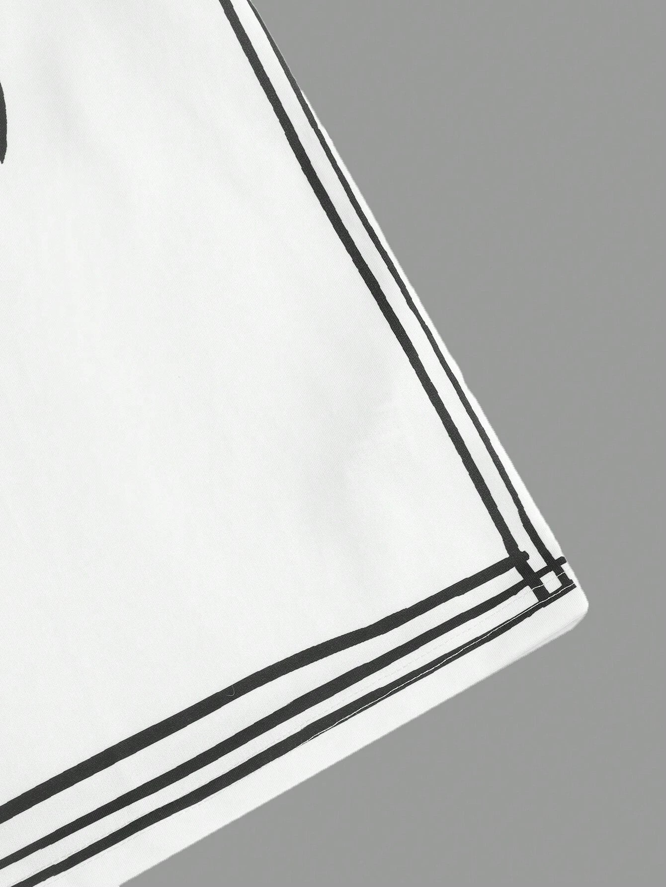 Manfinity EMRG Men'S Contrast Trim Button Front Short Sleeve Simple Casual Top, Everyday Wear